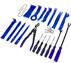 Знімачі для демонтажу оббивки автомобільного салону та магнітол 24 ел. у чохлі Falcon F05018