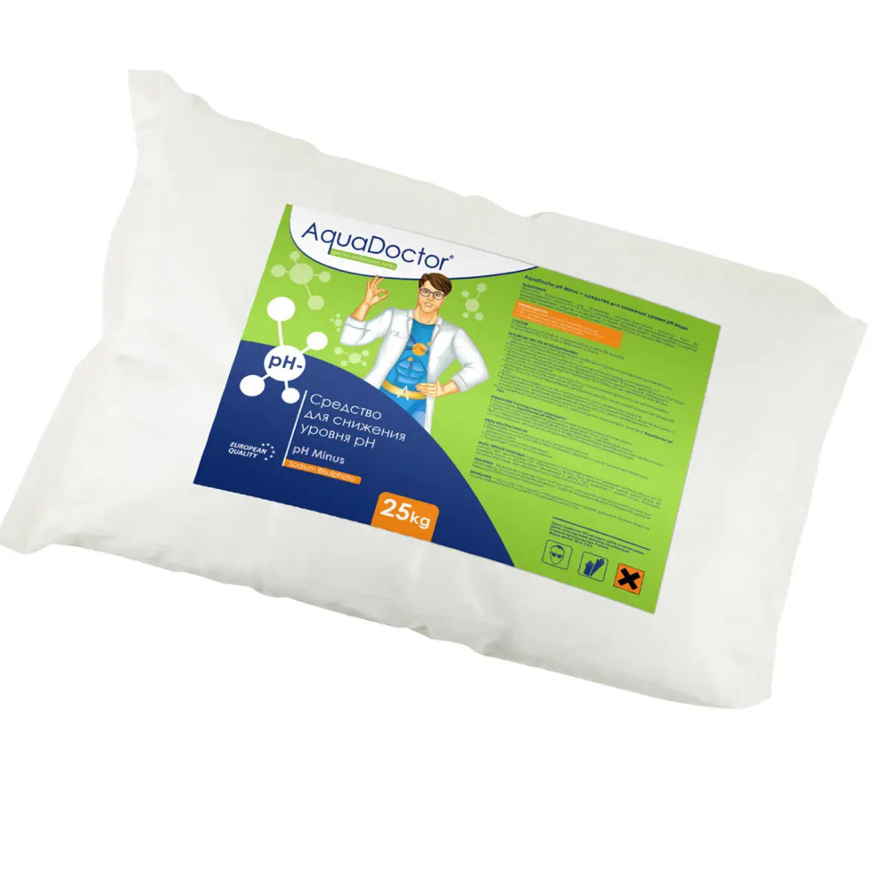 Засіб для зниження pH AquaDoctor pH Minus (25 кг), фото 1
