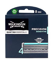 Картріджі для гоління Wilkinson Sword Quattro Essential 4 Precision Sensitive 8 шт