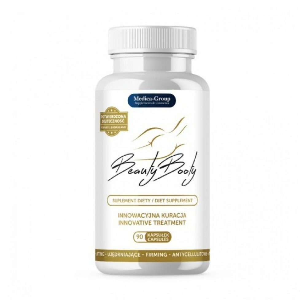 Біологічно активна добавка для збільшення сідниць Medica group BeautyBooty 90 капсул Talla, фото 1