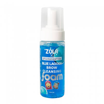 Піна для брів очисна Zola Blue Lagoon Brow Cleansing by Viktorina Vika 150 мл, фото 1