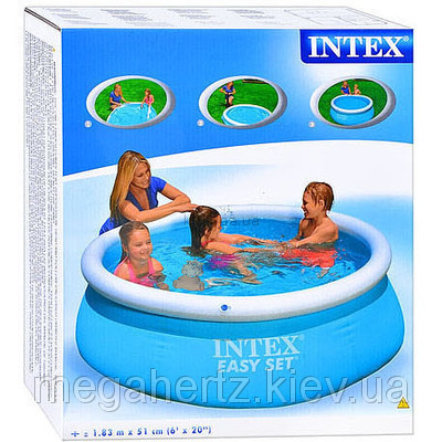 Надувной бассейн Intex Easy Set 28101(54402) sl - фото 3 - id-p2176017702