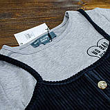 Комплект на дівчинку футболка і сарафан Primark Розміри 152,158, фото 3