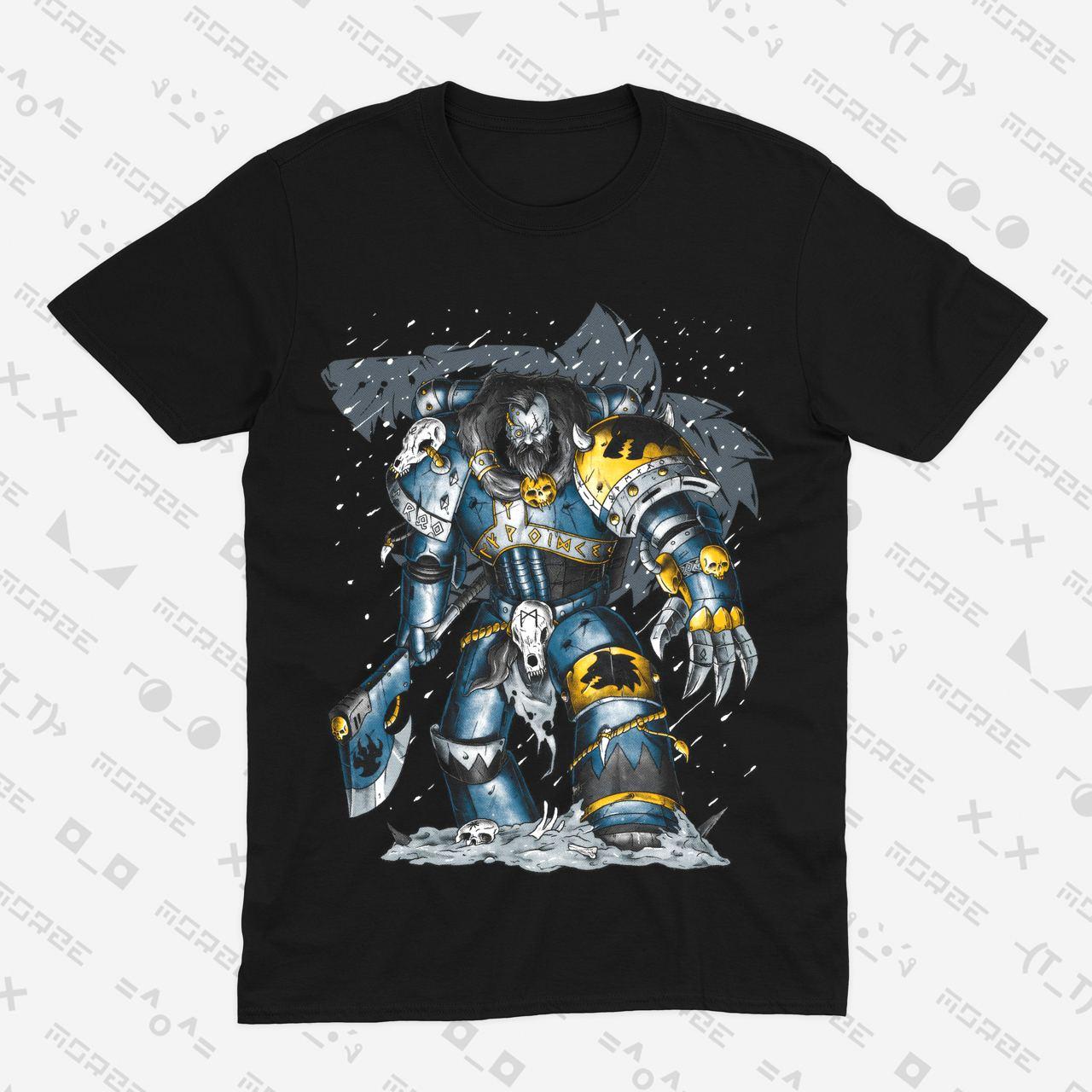 Футболка чорна Morze Warhammer V9, фото 1