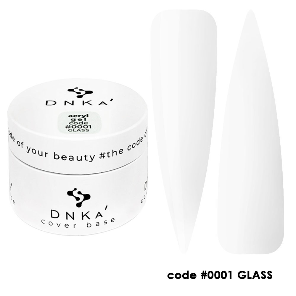 Акригель DNKa Acryl Gel №0001 Glass 30 мл