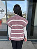 Стильна в'язана жилетка в смужку хіт продажів 2024, фото 7