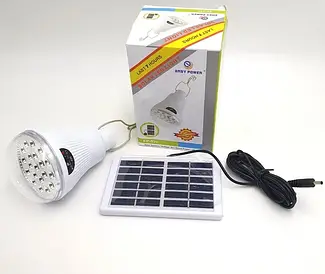 Лампа з Сонячною Панелью з гачком з USB зарядкою EP-020