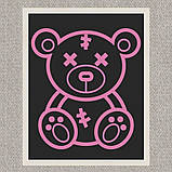 Картина за номерами Teddy bear art (ведмідь арт) 30*40 см Art Craft 11537-AC, фото 3