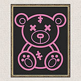 Картина за номерами Teddy bear art (ведмідь арт) 30*40 см Art Craft 11537-AC, фото 6