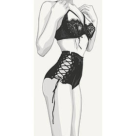 Картина за номерами Відвертий лук. 18+ 40*80 см Art Craft 10109-AC
