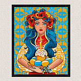 Картина за номерами Український сюжет. Дівчина на Великдень 40*50 см Art Craft 10063-AC, фото 5