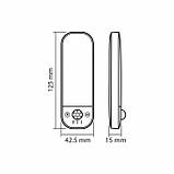 LED СВІТИЛЬНИК АКУМУЛЯТОРНИЙ З ДАТЧИКОМ РУХУ VIDEX VL-NL014W-S, фото 4
