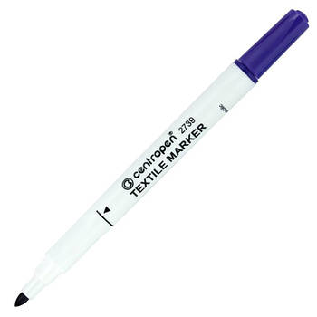 Маркер для тканини Centropen Textile 2мм 2739*_Фиолетовый