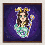 Картина за номерами Знаки зодіаку. Козоріг 40*40 см Art Craft 10093-AC, фото 3