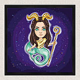 Картина за номерами Знаки зодіаку. Козоріг 40*40 см Art Craft 10093-AC, фото 4
