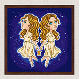 Картина за номерами Знаки зодіаку. Близнюки 40*40 см Art Craft 10088-AC, фото 3