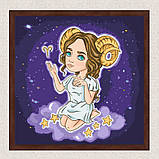 Картина за номерами Знаки зодіаку. Овен 40*40 см Art Craft 10097-AC, фото 3