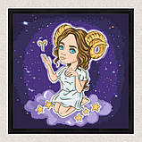 Картина за номерами Знаки зодіаку. Овен 40*40 см Art Craft 10097-AC, фото 4