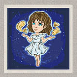 Картина за номерами Знаки зодіаку. Риби 40*40 см Art Craft 10099-AC, фото 2