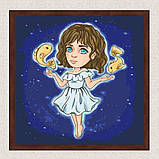 Картина за номерами Знаки зодіаку. Риби 40*40 см Art Craft 10099-AC, фото 3