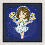 Картина за номерами Знаки зодіаку. Риби 40*40 см Art Craft 10099-AC, фото 4