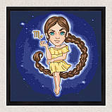 Картина за номерами Знаки зодіаку. Cкорпіон 40*40 см Art Craft 10100-AC, фото 4