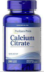 Кальцій Puritan's Pride Calcium Citrate, 200 капсул