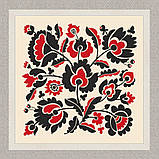 Картина за номерами Український сюжет. Квітковий орнамент 30*30 см Art Craft 13044-AC, фото 2