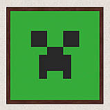 Картина за номерами Майнкрафт. Крипер 30*30 см Art Craft 15017-AC, фото 3