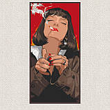 Картина за номерами Кримінальне чтиво. Мія Уоллес 40*80 см Art Craft 10104-AC, фото 3