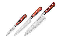 Набор из 3-х кухонных ножей с больстером Samura Kaiju (SKJ-0220B) NX, код: 7740195