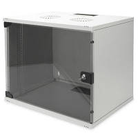 Шкаф настенный Digitus 9U 19" 540x400, стекляные двери, 60kg max (DN-1909-U-S-1) sl