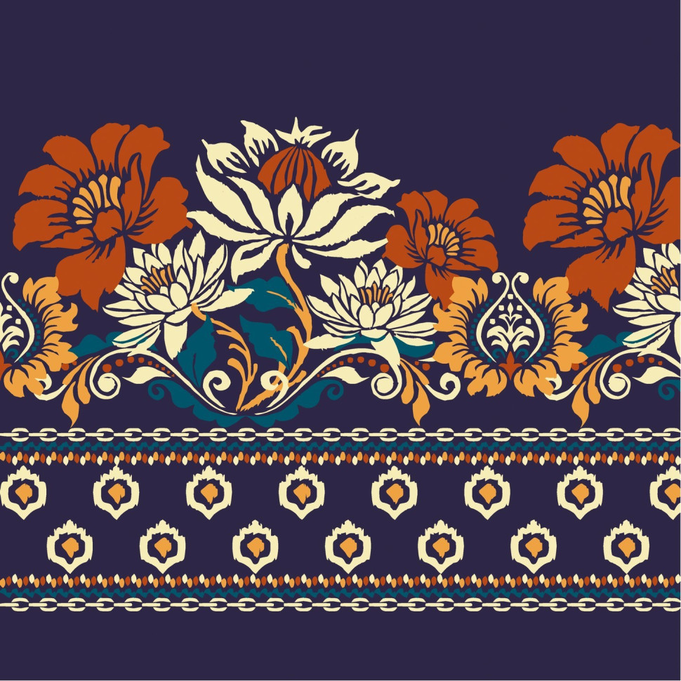 Картина за номерами Флористичний орнамент 30*30 см Art Craft 13042-AC, фото 1