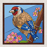 Картина за номерами Пташка щиглик 30*30 см Art Craft 11532-AC, фото 3