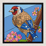Картина за номерами Пташка щиглик 30*30 см Art Craft 11532-AC, фото 4