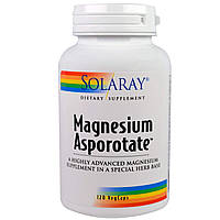 Магний аспартат Magnesium Asporotate Solaray 120 капсул NX, код: 7287997