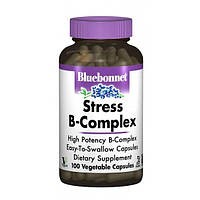 В комплекс Bluebonnet Nutrition Stress B-Complex 100 Veg Caps NX, код: 7517533