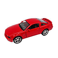 Інерційна машинка FORD MUSTANG GT 2006 Kinsmart КТ5091, 1:42 (Червоний) lk