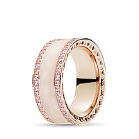 Серебряное кольцо Pandora Rose 181024EN95 54 NX, код: 7361691