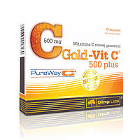 Витамин C для спорта Olimp Nutrition Gold Vit C 500 plus 30 Caps NX, код: 7618261