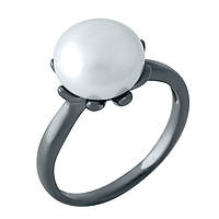 Серебряное кольцо SilverBreeze с натуральным жемчугом 18.5 размер (1956984) NX, код: 1194200