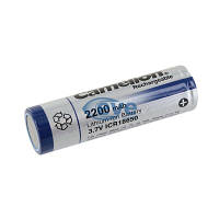 Аккумулятор 18650 Li-Ion ICR18650 FlatTop Bulk, 2200mAh, 3.7V Camelion (ICR18650F-22) sl