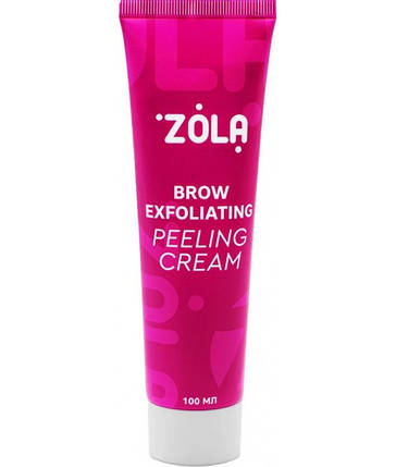 Крем-скатка для брів Zola Brow exfoliating peeling cream 100 мл, фото 1