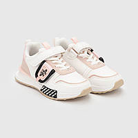 Кроссовки для девочки Y.Top YD3320-3 36 Бело-розовый (2000989971016) NX, код: 8165782