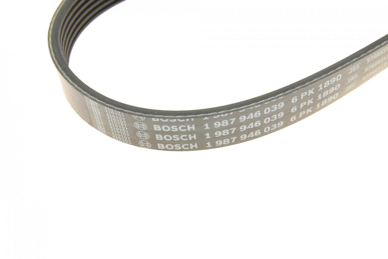 Ремінь приводу агрегатів FORD FOCUS 1.4, 1.6 98-05, TOYOTA RAV4 1.8 00-05, DAEWOO NUBIRA 1.8, 2.0 99- (6PK1890) BOSCH, фото 1
