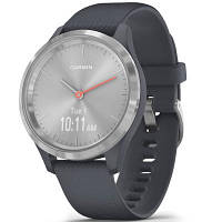 Смарт-часы Garmin vivomove 3S, Silver, Granite Blue, Silicone (010-02238-20) sl