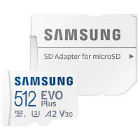 Карта памяти Samsung 512GB microSDXC calss 10 UHS-I V30 EVO (MB-MC512KA/EU) sl