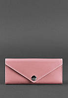 Женский кожаный кошелек Керри 1.0 розовый BlankNote NX, код: 8132230