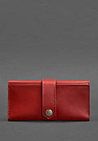 Кожаное женское портмоне 3.0 красное Krast BlankNote NX, код: 8132518