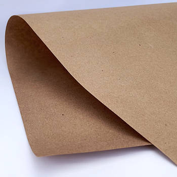 Крафт папір 70 г/м аркуші 60см х 42см бурий